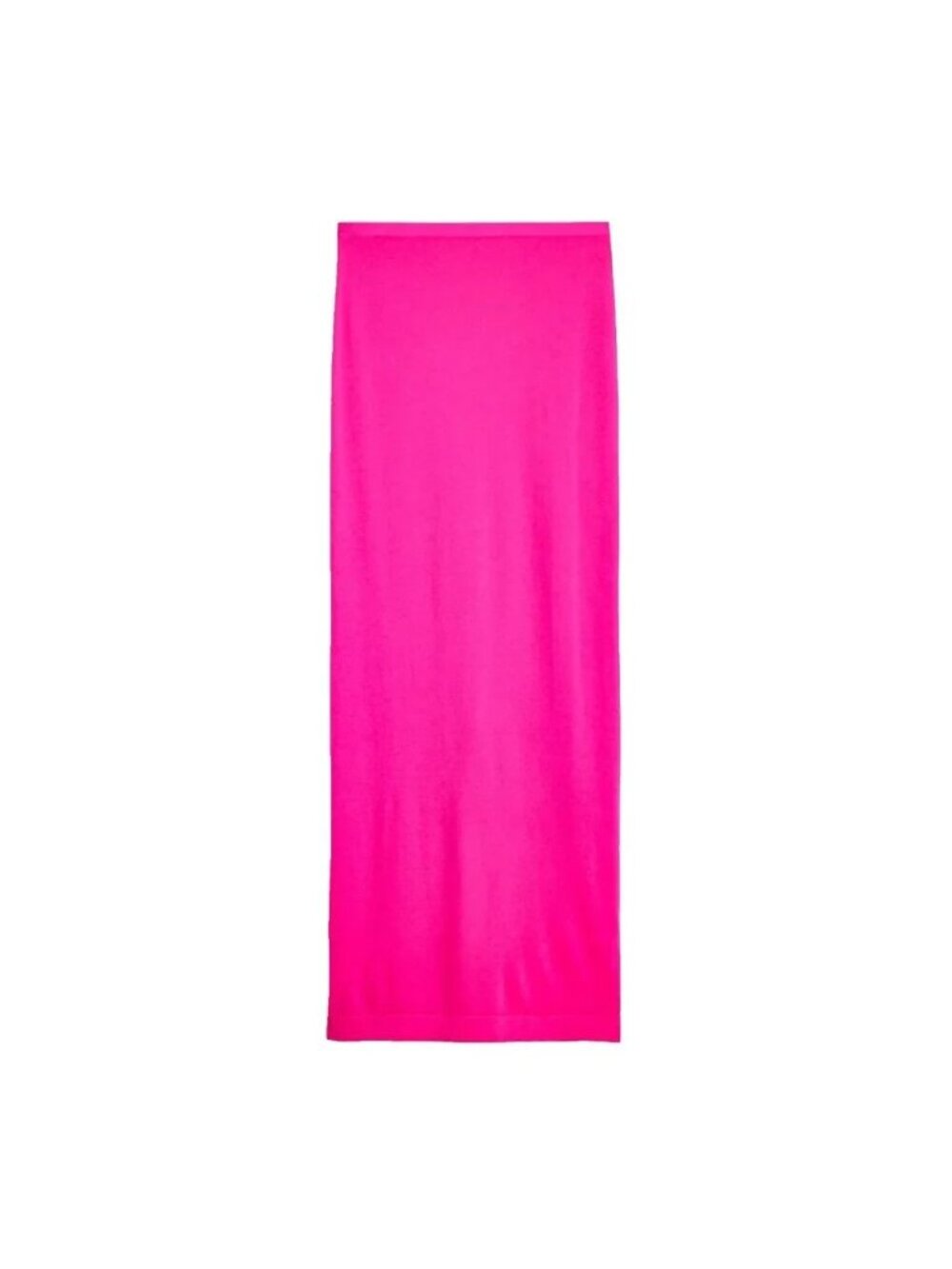 NWT J.Crew Featherweight Cashmere Column Maxi Neon Bougainvillea Flash Skirt L - Picture 3 of 7